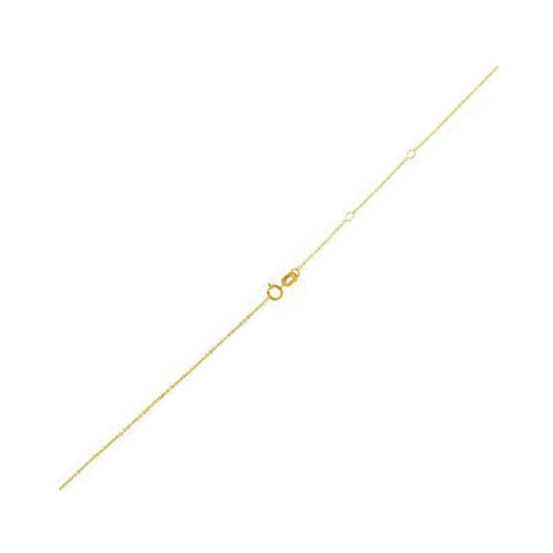 Adjustable Cable Chain in 14k Yellow Gold (0.97 mm) Bids.com