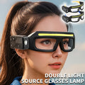 Multi-functional Glasses Light Light With Type-C Charging, Warning Headlamp, Compact And Portable, Touch-sensitive Headlamp Gilles Family
