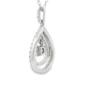 Genuine .77ct Diamond Fashion Pendants 10KT White Gold Bids.com