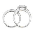 Genuine Cubic Zirconia CZ SS Bridal Sterling Silver Bids.com