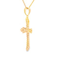 Genuine Topaz Cross Religious Pendant Sterling Silver Bids.com