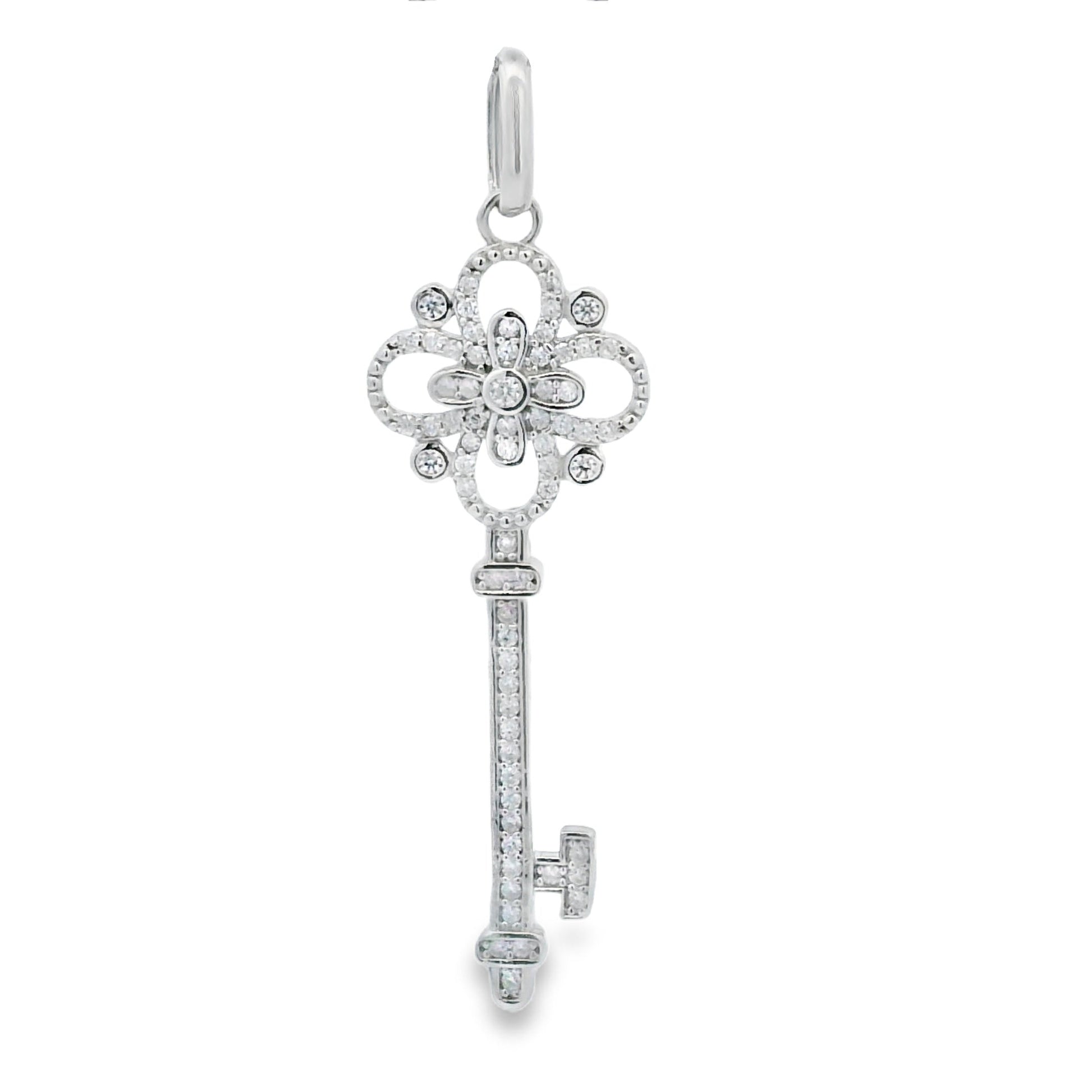 .66ct Moissanite Fashion Pendants Sterling Silver Bids.com