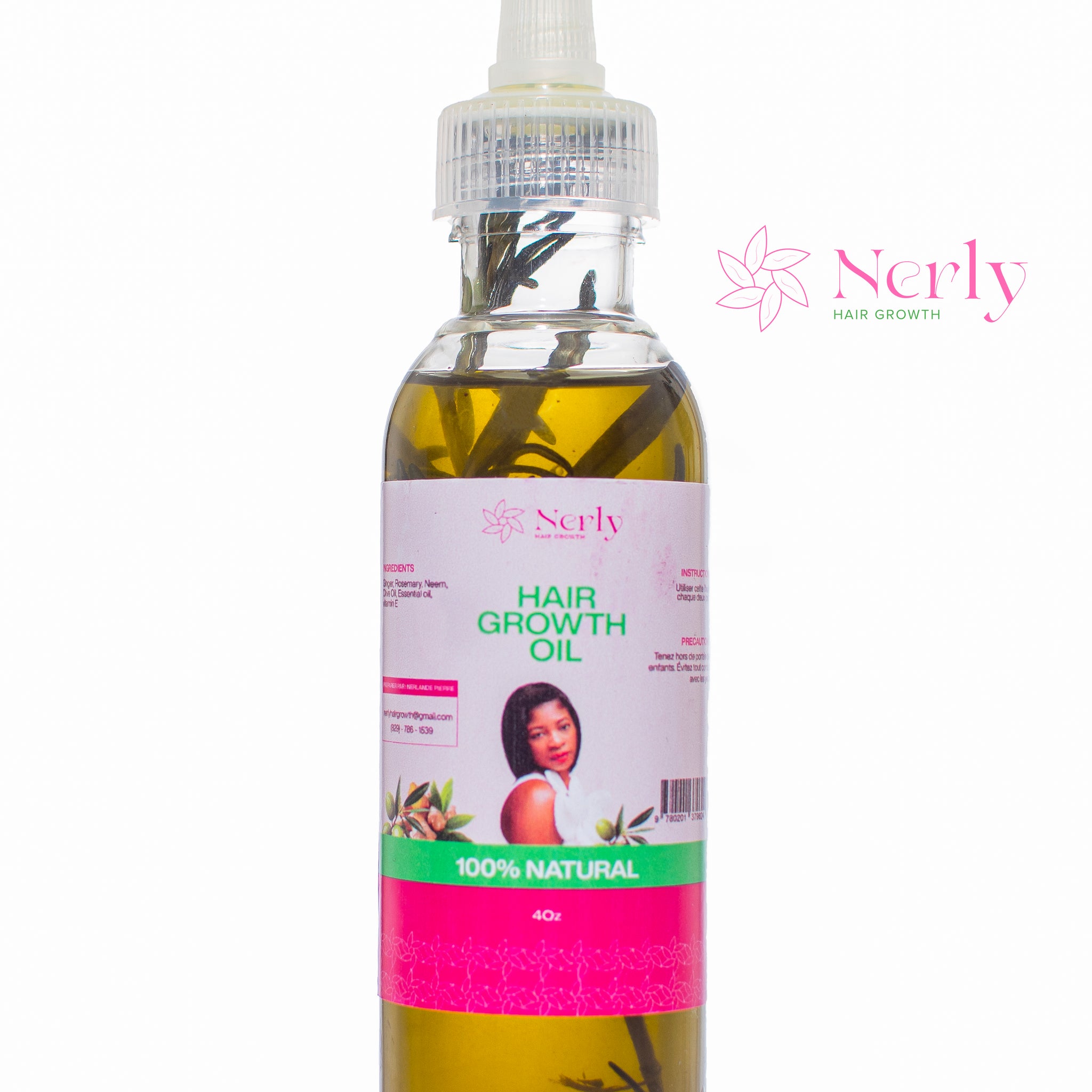 Hair Oil – Ginger, Rosemary, Neem, Clove & Olive Oil