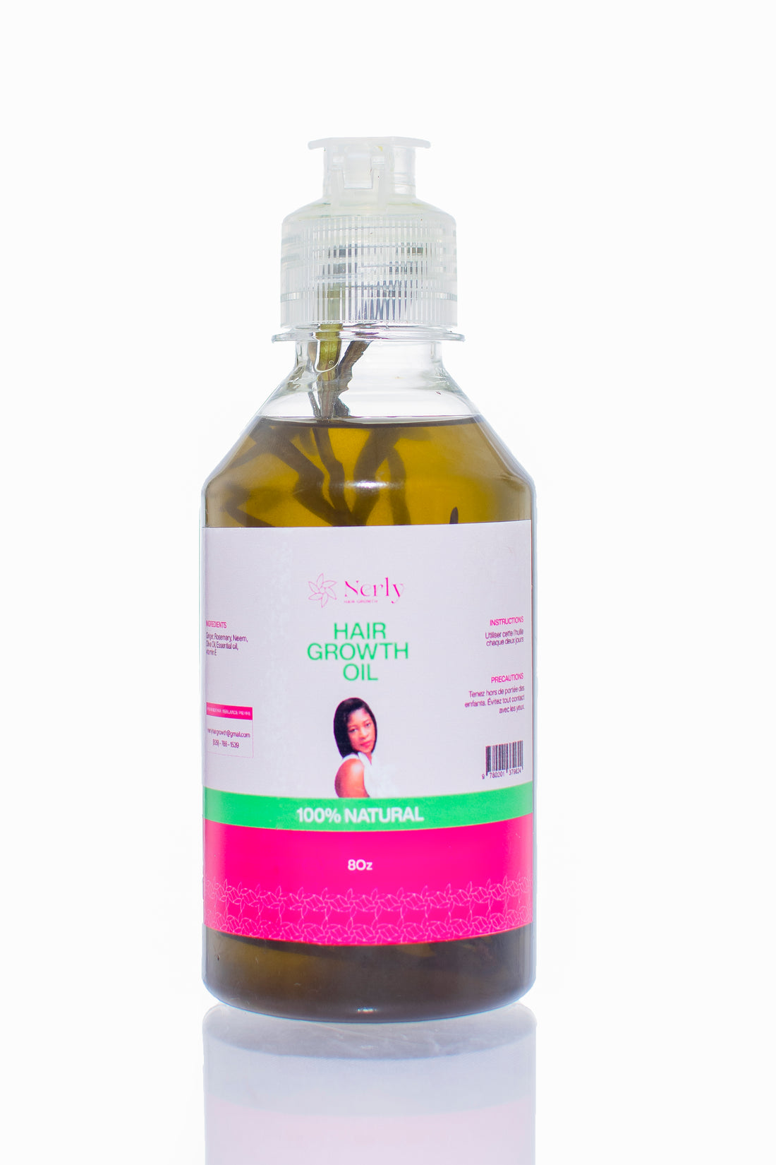 Hair Oil – Ginger, Rosemary, Neem, Clove & Olive Oil