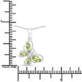 0.64 Carat Genuine Peridot .925 Sterling Silver Pendant Bids.com