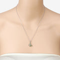 0.64 Carat Genuine Peridot .925 Sterling Silver Pendant Bids.com