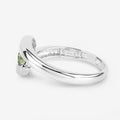 0.56 Carat Genuine Peridot .925 Sterling Silver Ring Bids.com
