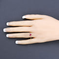 0.50 Carat Genuine Ruby 14K Yellow Gold Ring Bids.com