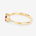 0.50 Carat Genuine Ruby 14K Yellow Gold Ring Bids.com