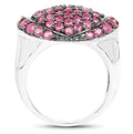 3.35 Carat Genuine Ruby .925 Sterling Silver Ring Bids.com